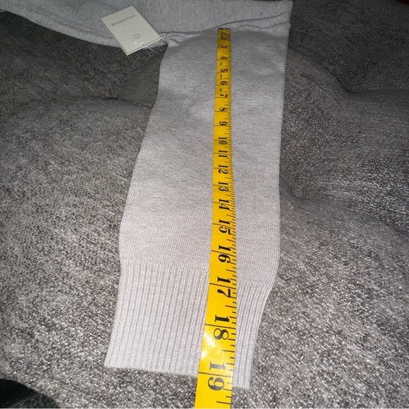 NEW ANTHROPOLOGIE CALLIGRAPHIE Charming Cat ❤️Duo❤️ Gray Sweater Sz M - Picture 7 of 9